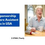 Visa Sponsorship Healthcare Assistant Jobs in USA 2024