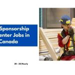 Visa Sponsorship Carpenter Jobs in Canada 2024 – Apply Now