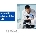 Visa Sponsorship Research Assistant Jobs in UK 2024