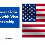 Permanent Jobs in USA with Visa Sponsorship 2024