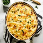 Easy Cheesy Ham and Potato Bake